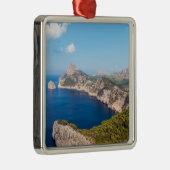 Mirador es Colomer in Cap de Formentor - Mallorca メタルオーナメント (右)