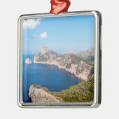 Mirador es Colomer in Cap de Formentor - Mallorca メタルオーナメント (左)