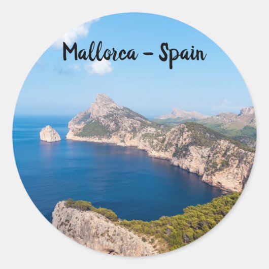 Mirador es Colomer in Cap de Formentor - Mallorca ラウンドシール (正面)