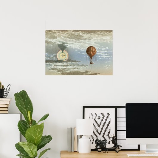 Mirage and luminous aureola. ポスター (ホームオフィス)