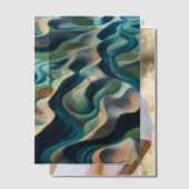 Mirage Currents ベラム紙招待状 (オフセット (カップル))