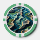 Mirage Currents ポーカーチップ (正面)