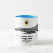 Mirage IIIEBR - Força Aérea Brasileira - FAB マグカップ (中央)