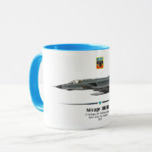 Mirage IIIEBR - Força Aérea Brasileira - FAB マグカップ (正面左)