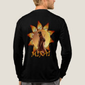 🛡️ MIRAI 🔥ヨダの台頭すごい トライブレンドTシャツ (背面)