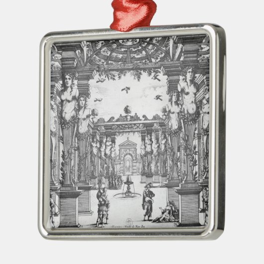 「MirameのためのジャコモTorelliによってデザインを上演して下さい メタルオーナメント (左)