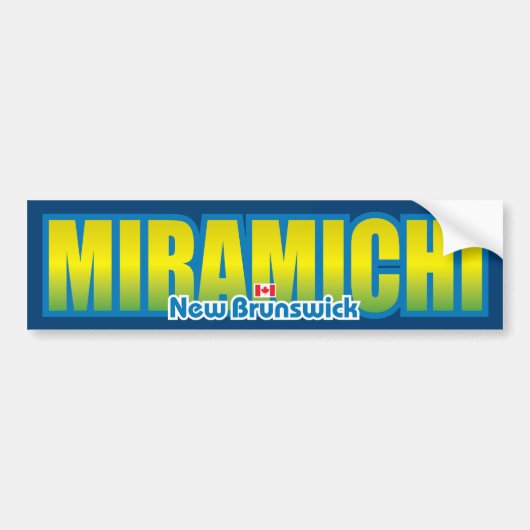 Miramichiのバンパー バンパーステッカー (正面)