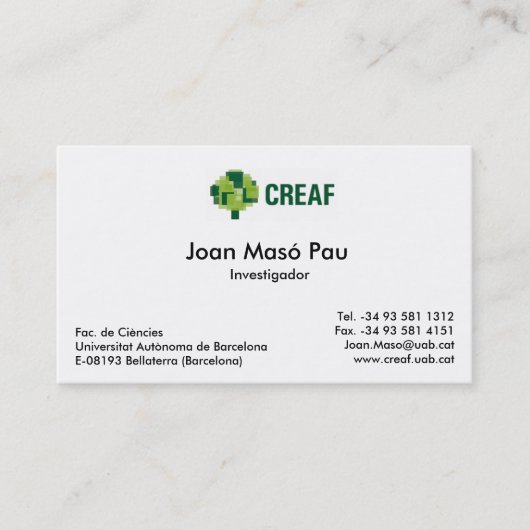 MiraMonのチーム名刺 名刺 (正面)