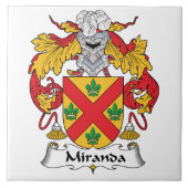 Mirandaの家紋 タイル (正面)