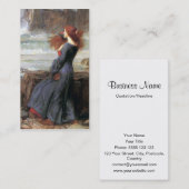 Miranda -暴風雨-ジョン・ウィリアム・ウォーターハウス 名刺 (正面/裏面)