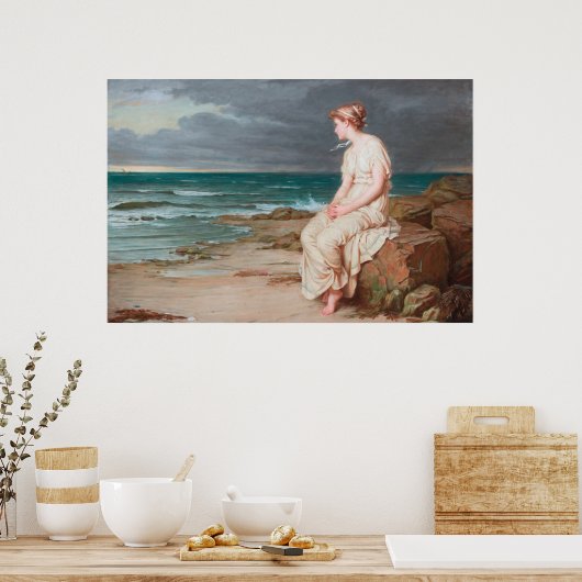 MiRANDA, by John William Waterhouse - 1875 ポスター (キッチン)