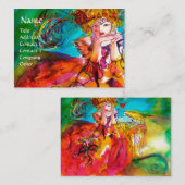 MIRANDOLINA /ファッション，演劇，コスチューム・デザイナー 名刺 (正面/裏面)