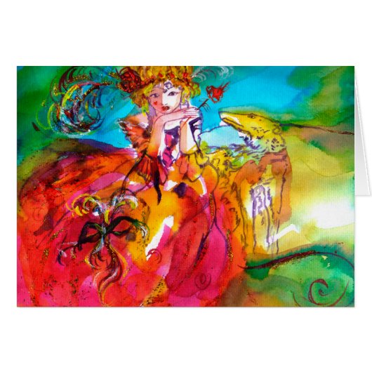MIRANDOLINA ,ヴェネツィアのカーニバルマスク (正面横)