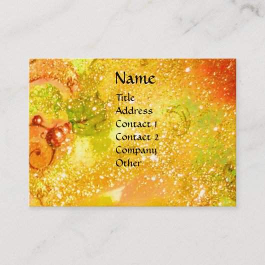 MIRANDOLINA /舞台芸術，コスチューム・デザイナー 名刺 (正面)