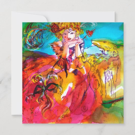 MIRANDOLINA, SWEET 16 MASQUERADE BALL,ハート 招待状 (正面)