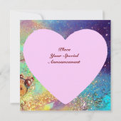 MIRANDOLINA,SWEET SIXTEENマスカレードボール,ハート 招待状 (裏面)