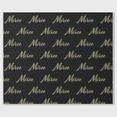 Mirco Vorname Name edles Geschenkpapier Papier ラッピングペーパー (フラット)