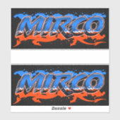 Mirco Vorname Name Graffiti Aufkleber Sticker シール (シート)