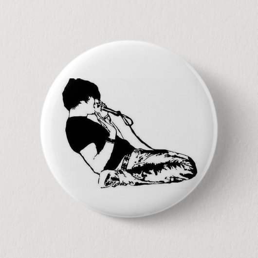 Mircrophoneボタン 缶バッジ (正面)