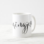 mireremengjesiグッドモーニングアルバニアマグ コーヒーマグカップ (正面右)