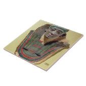 Mirgissa (スタッコ仕上げにされ、絵を描かれたplからのミイラのマスク、 タイル (側面)