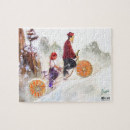 Miriam - tandem cycle with Liu Xiang ジグソーパズル