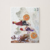 Miriam - tandem cycle with Liu Xiang ジグソーパズル (縦)