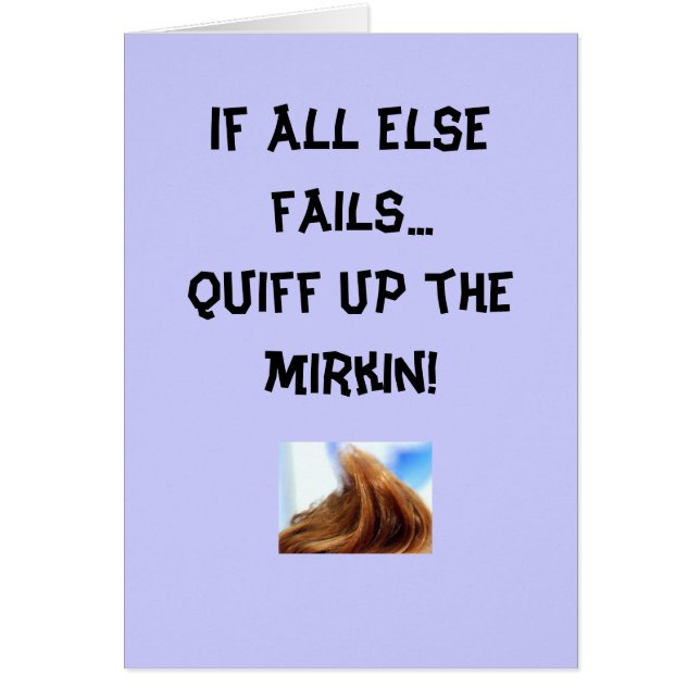 mirkinの上のQuiff -カード (正面)