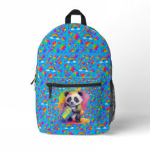 Miro the Panda Bear — バックパック コットン縫製バッグ
