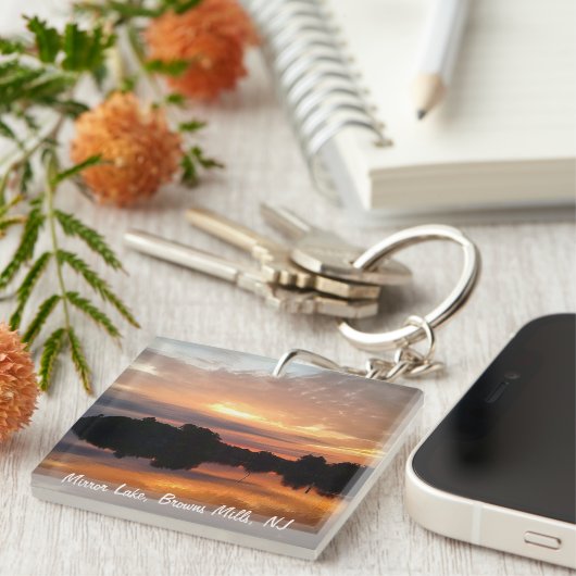 mirror湖 キーホルダー (正面右)