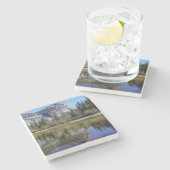 mirror湖 ストーンコースター (横)