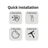 Mirror Decal - DIY Wedding Decoration ウィンドウサイン