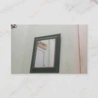 Mirror on the wall business card 名刺