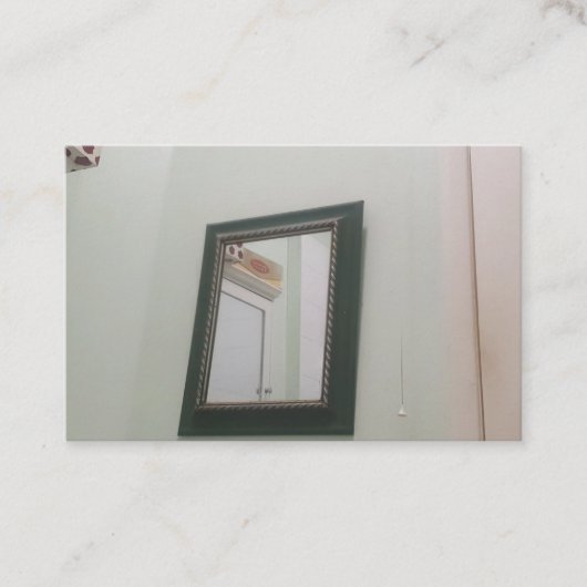 Mirror on the wall business card 名刺 (正面)