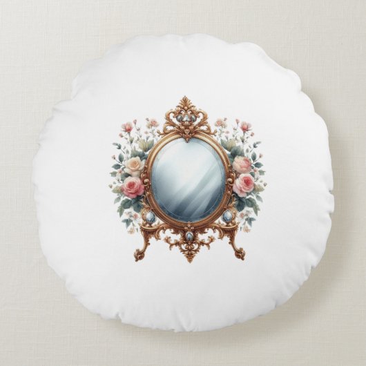 mirror round cushion ラウンドクッション (正面)
