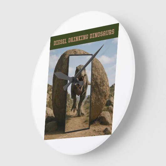 Mirror’s Last Stand ラージ壁時計 (傾斜)