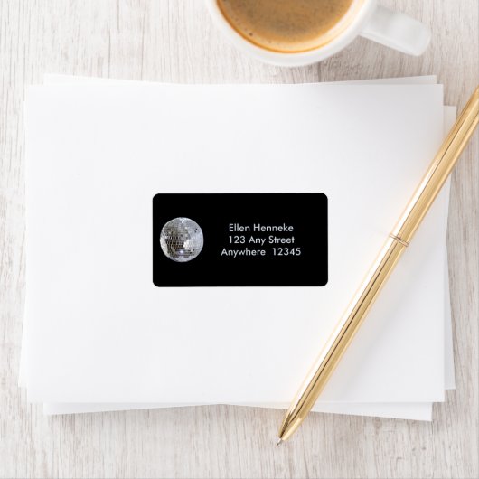 Mirrored Disco Ball 1 ラベル (インサイチュ)