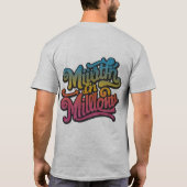 Mirth in Millions」のTシャツ Tシャツ (裏面)