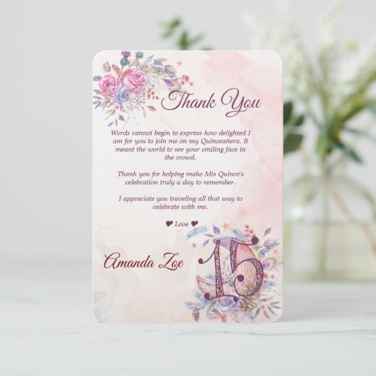 Mis 15 Thank you Note (スタンド正面)