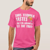 Mis Amigos Funny Salt Lime Tacos Tequila Tシャツ (正面)