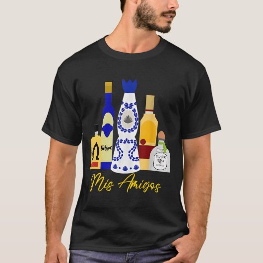 Mis Amigos Tequila Tシャツ (正面)