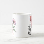 MIS HERIDAS ME HICIERON FLORECER (NOMBRE) EL DOLOR コーヒーマグカップ (中央)