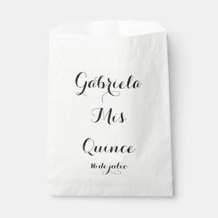 Mis Quinceお気に入りのバッグ – イベント用にカスタマイズ フェイバーバッグ