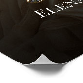 Mis Quinceキンセアニェラ歓迎サインと写真 ポスター (角)