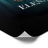 Mis Quinceキンセアニェラ歓迎サインと写真 ポスター (角)