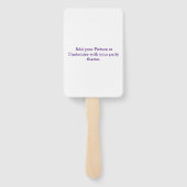 Mis Quinceハンドフカスタマイズァンズ ハンドファン (裏面)