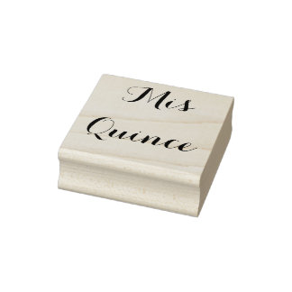 Mis Quince – 木印 ラバースタンプ