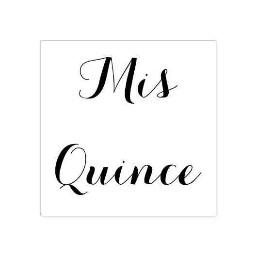 Mis Quince – 木印 ラバースタンプ (インプリント)