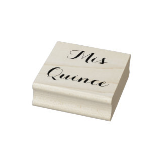 Mis Quince – 木印 ラバースタンプ