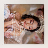 Mis Quince Anosキンセアニェラ写真15誕生日 ジグソーパズル (横)